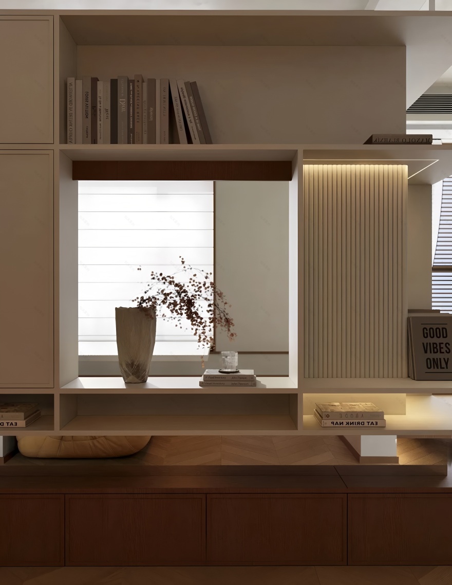 四川142m²书香门第B区丨中国内江丨宅南空间设计事务所-17