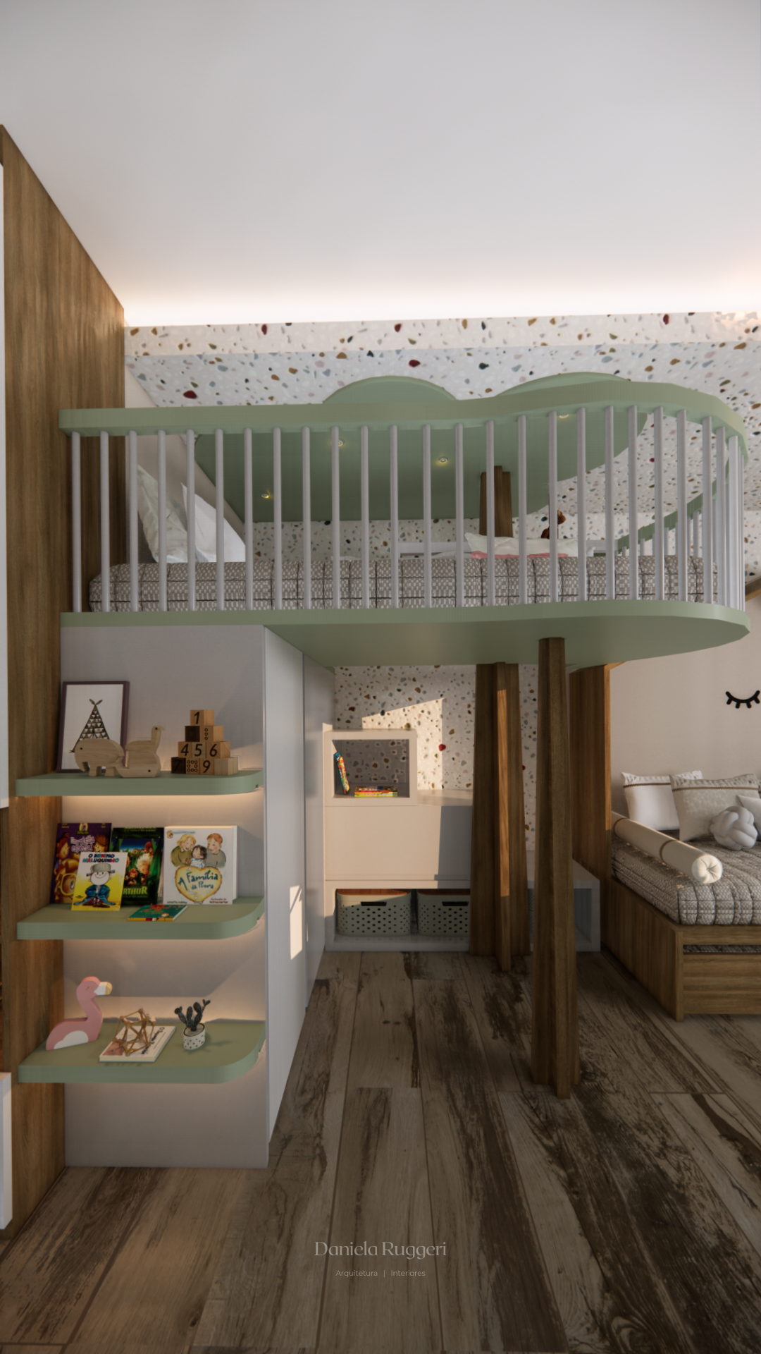 Redenrização Quarto Infantil - Versão Story-3