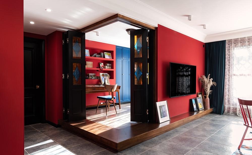 色彩冲击下的摩登复古家居设计-10