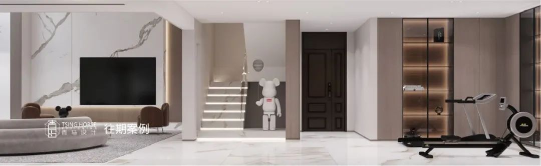 《雁鸣墅语》现代轻奢联排别墅丨青马别墅设计-120