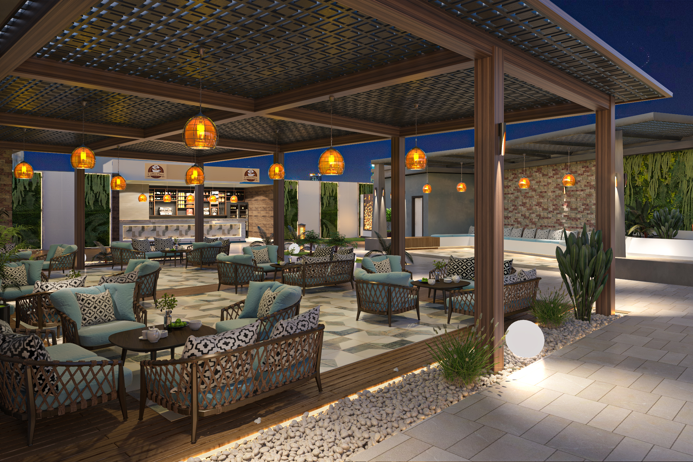 屋顶咖啡馆丨阿联酋艾因丨laarte.ae-16