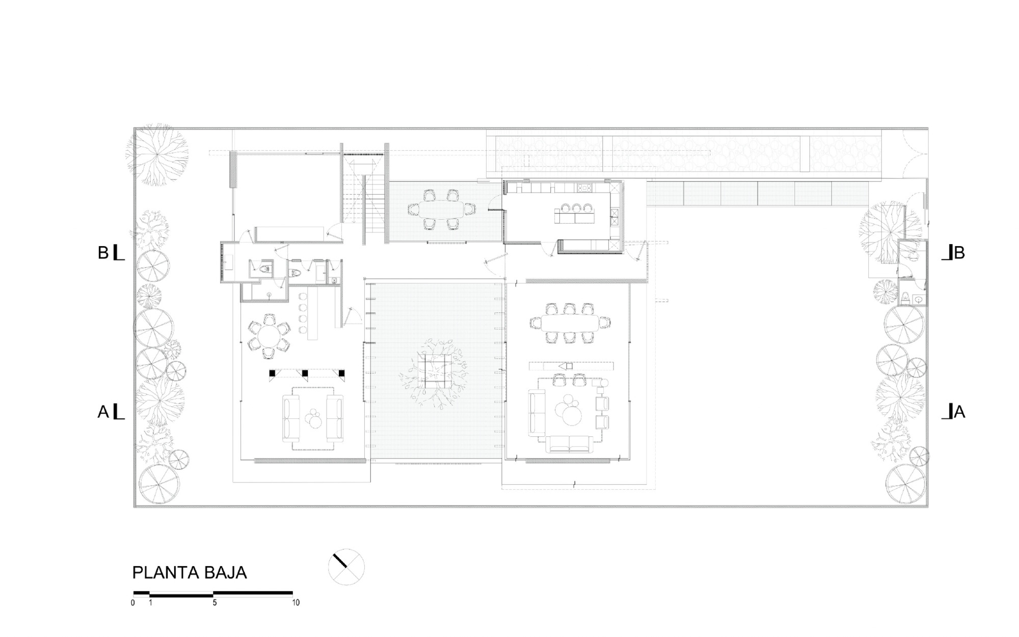 庭院住宅丨墨西哥墨西哥城丨Ricardo Yslas Gámez Arquitectos-14