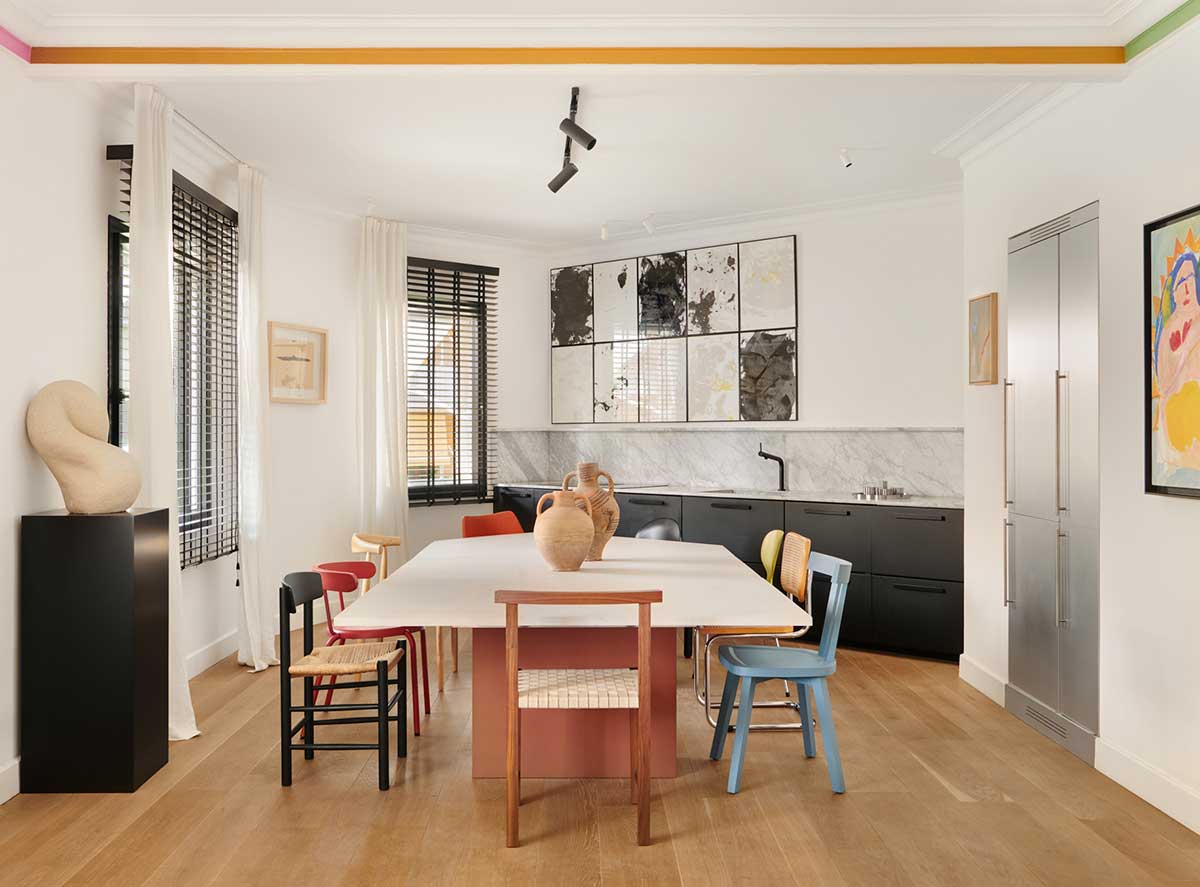 巴塞罗那设计师色彩斑斓的公寓-7