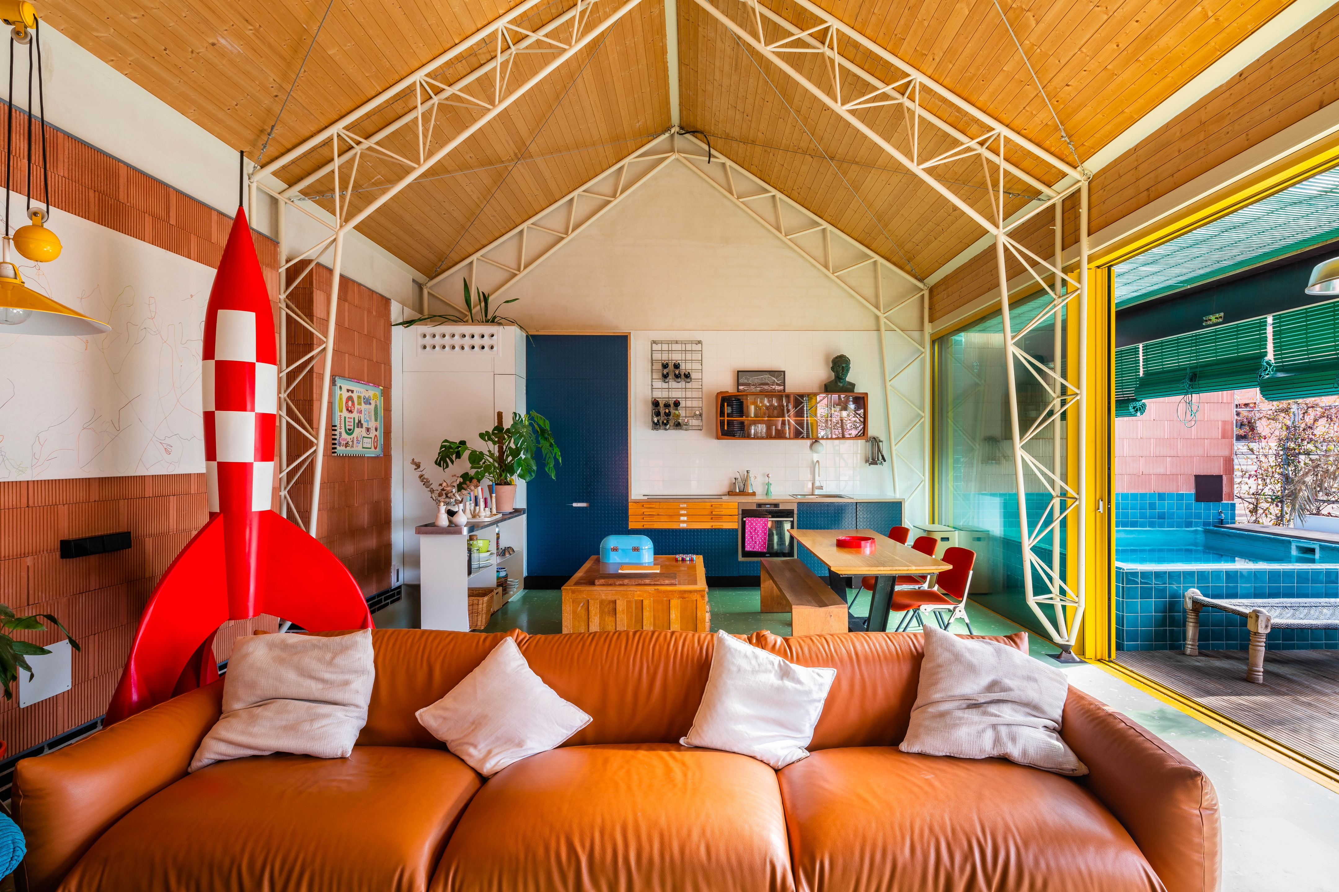 70 年代复古风别墅设计丨西班牙马德里丨CDP Studio-94