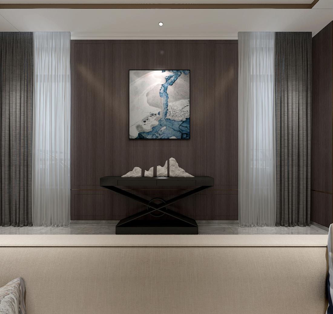 唐墅别墅现代新中式-1