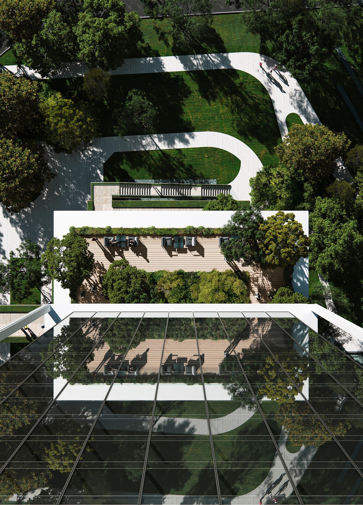 武汉长江中心C地块项目国际竞赛丨中国武汉丨line+建筑事务所-53