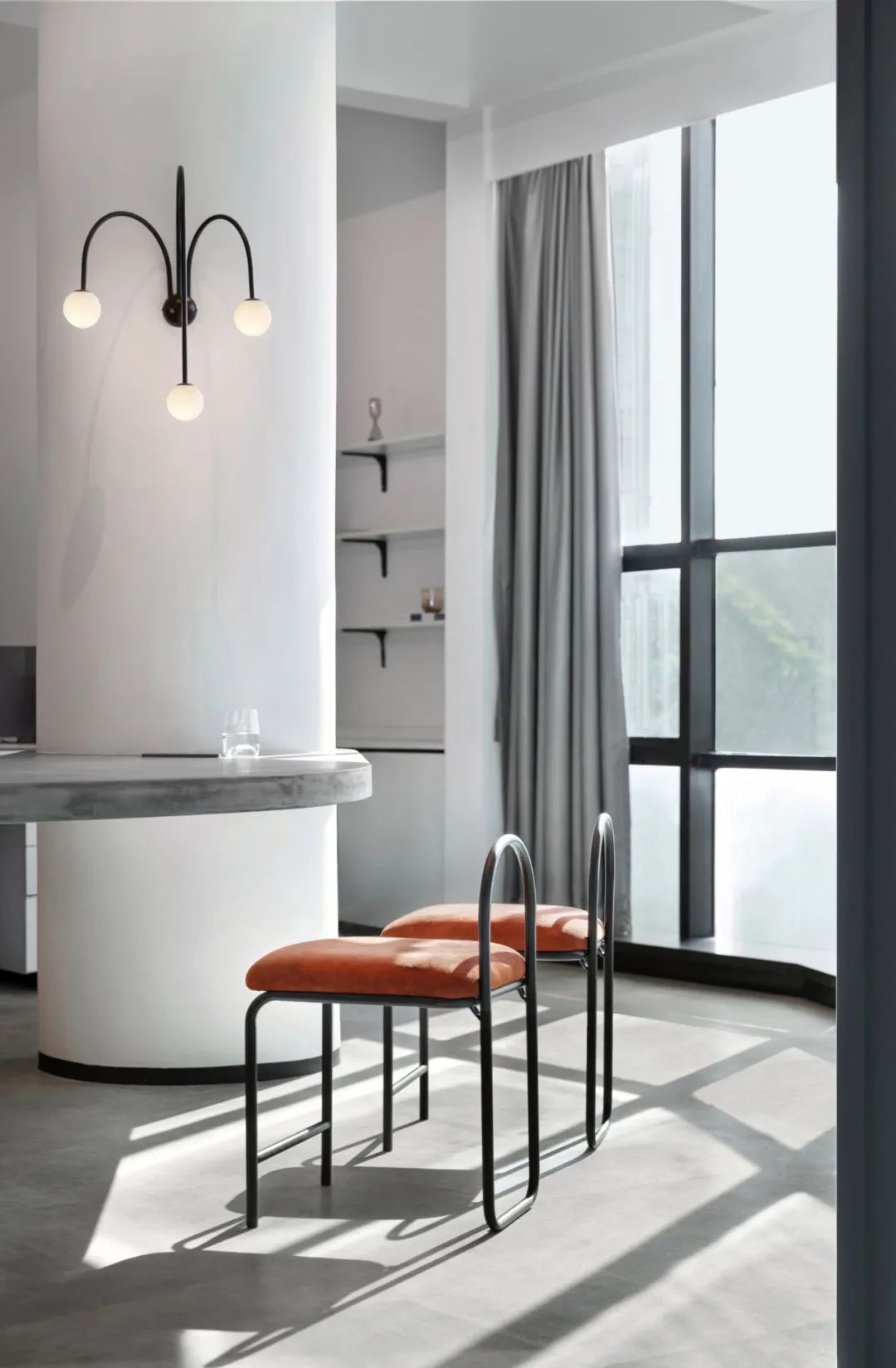 极简黑白灰的现代艺术办公空间丨中国中山丨君儿空间设计-27