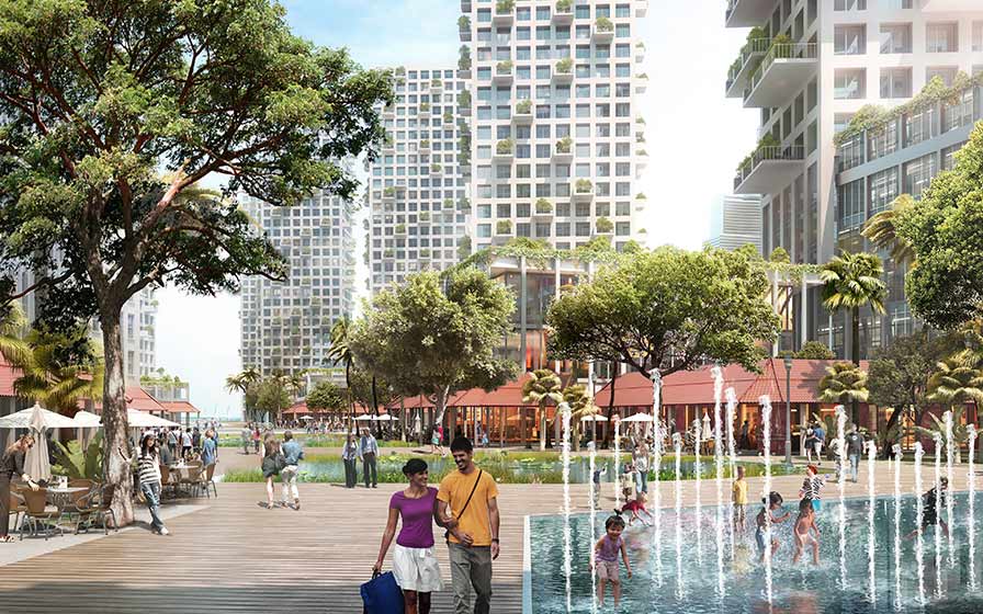 コロンボ・ポートシティの新金融センター | 都市計画・マスタープラン | Projects | NIKKEN SEKKEI LTD-2