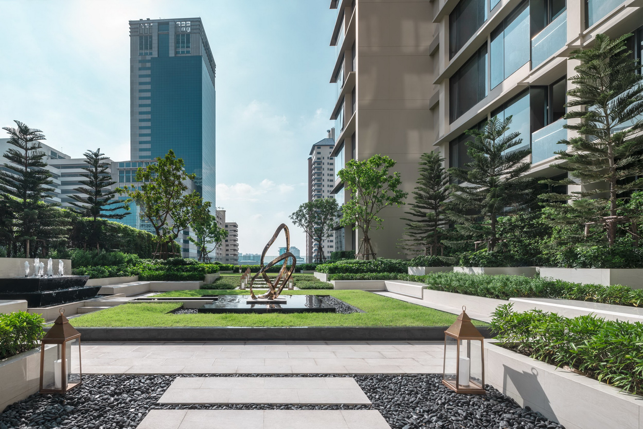 曼谷 ESSE ASOKE 公寓，现代景观建筑典范-30