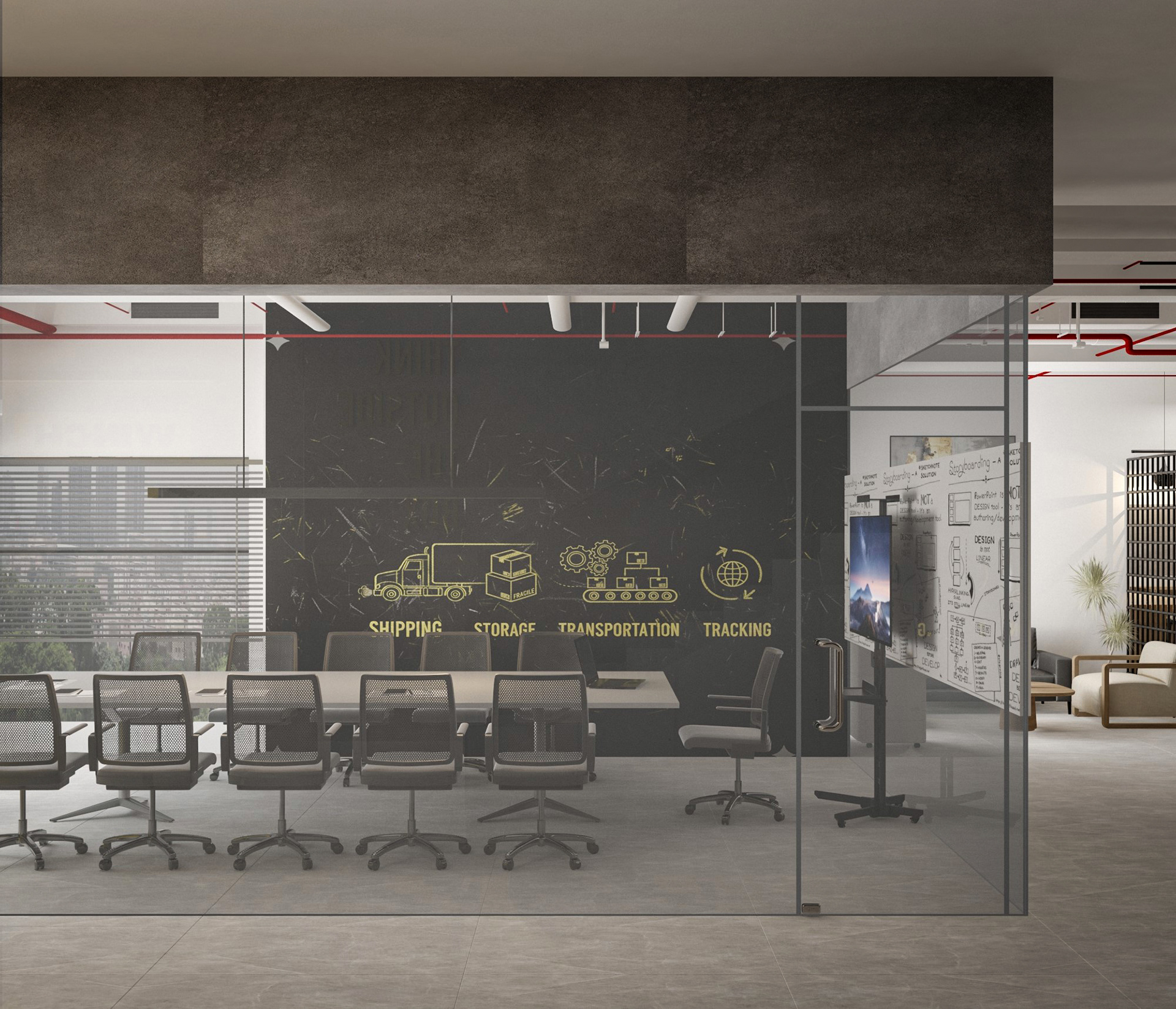 运输公司室内设计项目丨沙特阿拉伯丨Eman Marzouk-4