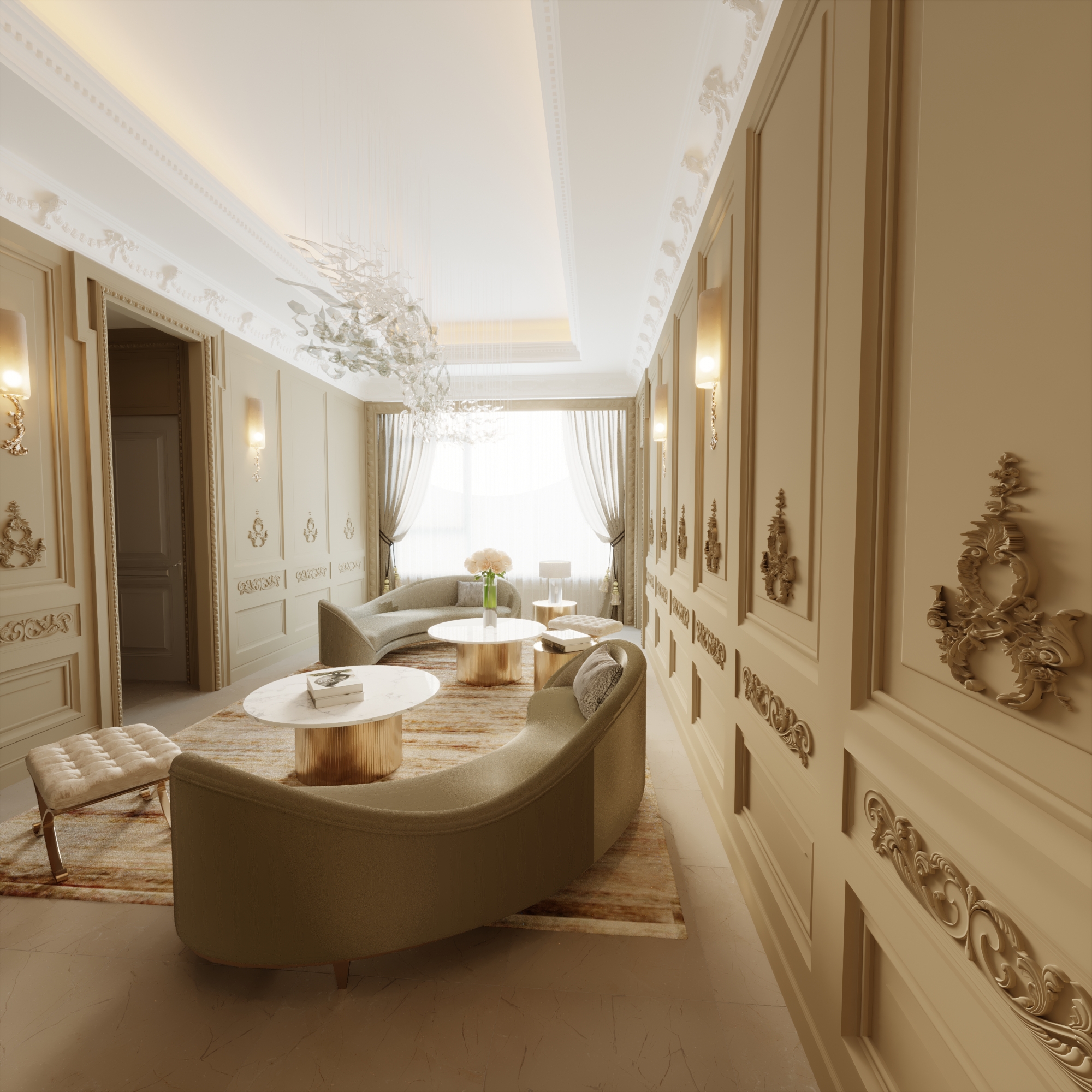 New Classic style Interior House-1