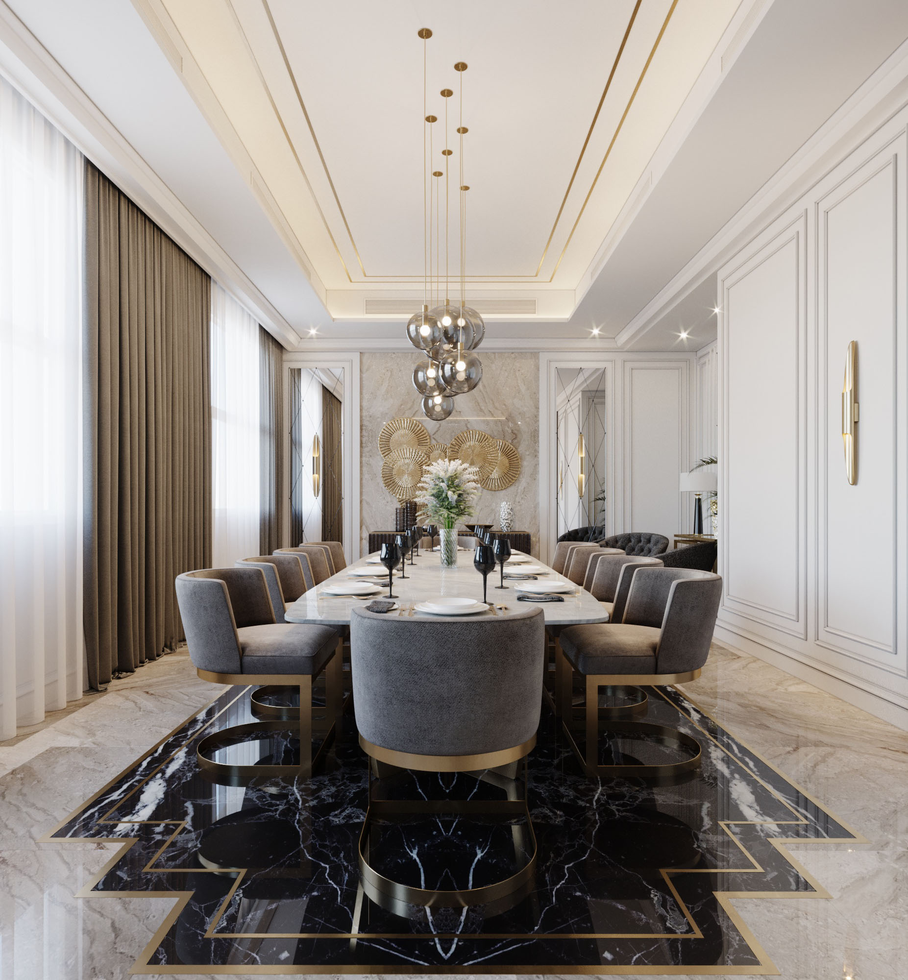 新古典主义别墅丨Shady Salah-11