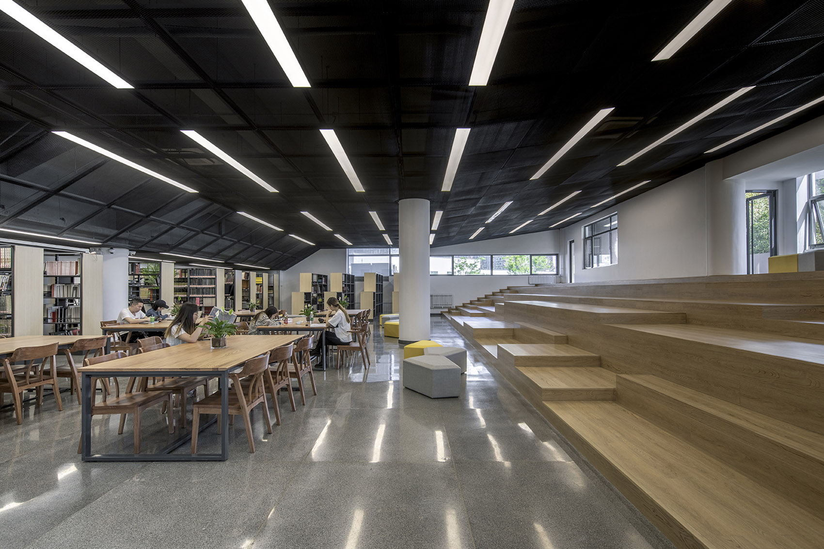 廊坊中央美术学院燕郊校区图书馆改造丨中国河北丨三文建筑,何崴工作室-43