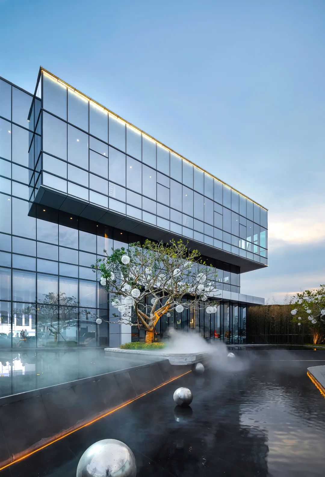 赣州嘉福新天地展示中心 | 水镜之上漂浮的原石-52