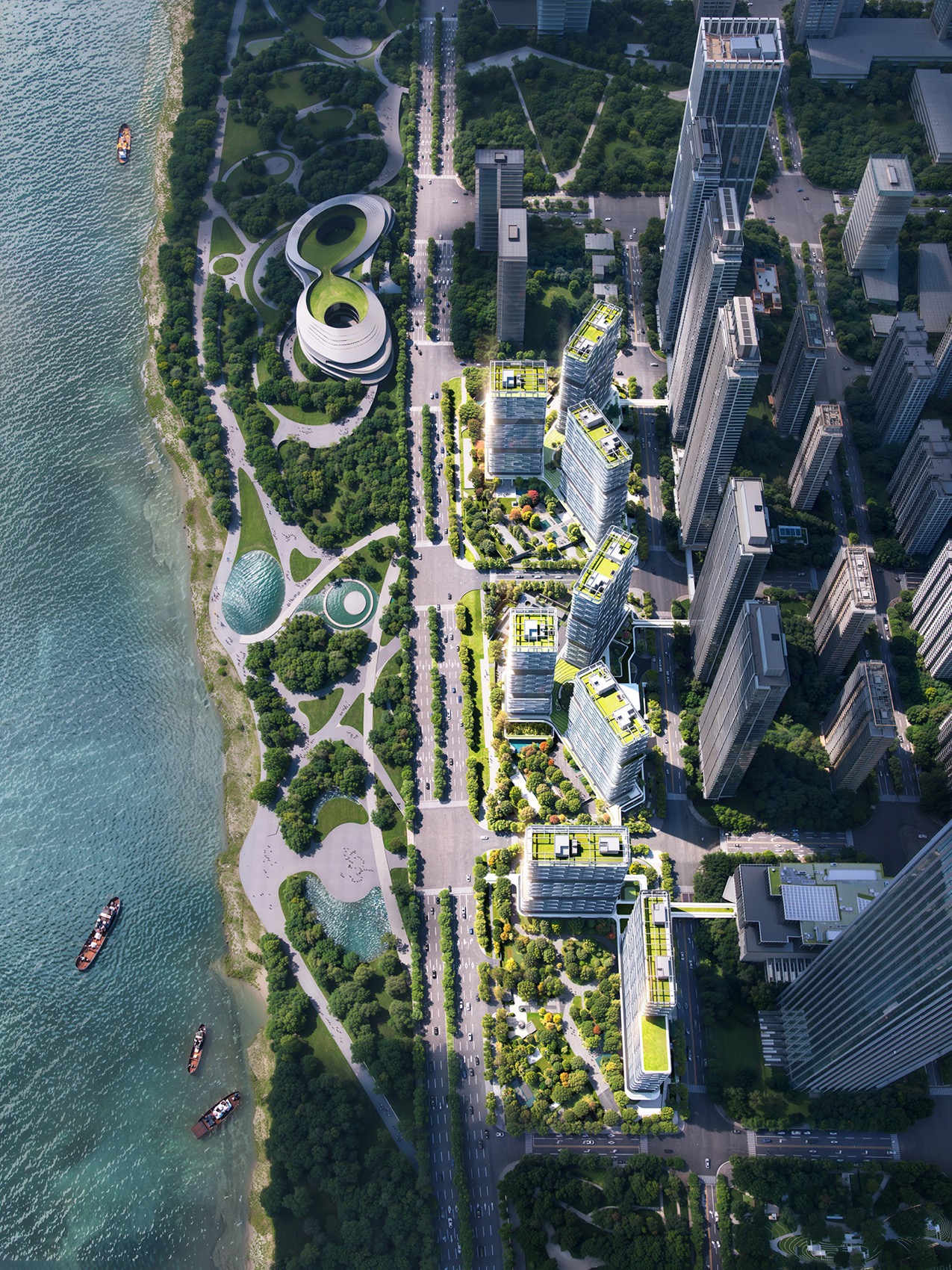 武汉长江天际丨中国武汉丨line+建筑事务所-25