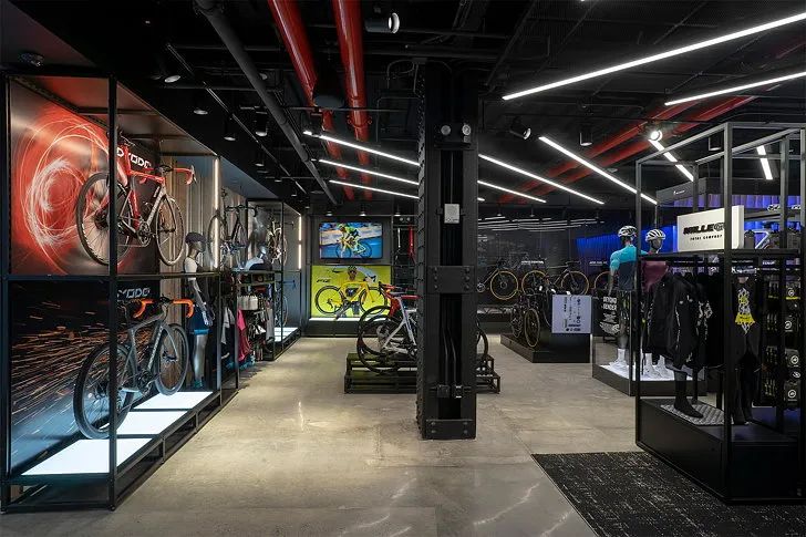 TPG Architecture/体验式社交零售空间，自行车专卖店设计-26