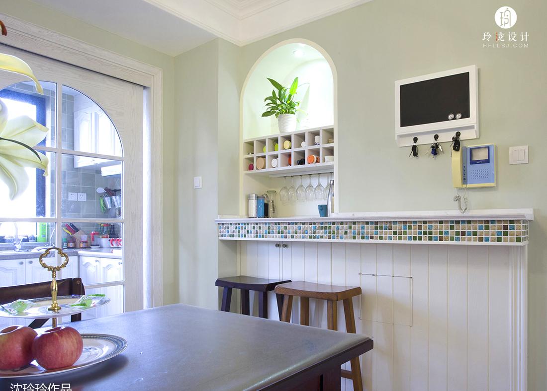 合肥新景花园家居装修设计 | 绿色浪漫,美式木屋-21