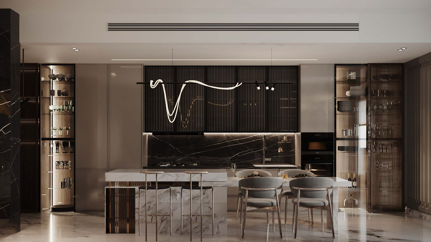 深色静谧空间  营造家的温馨感！-4