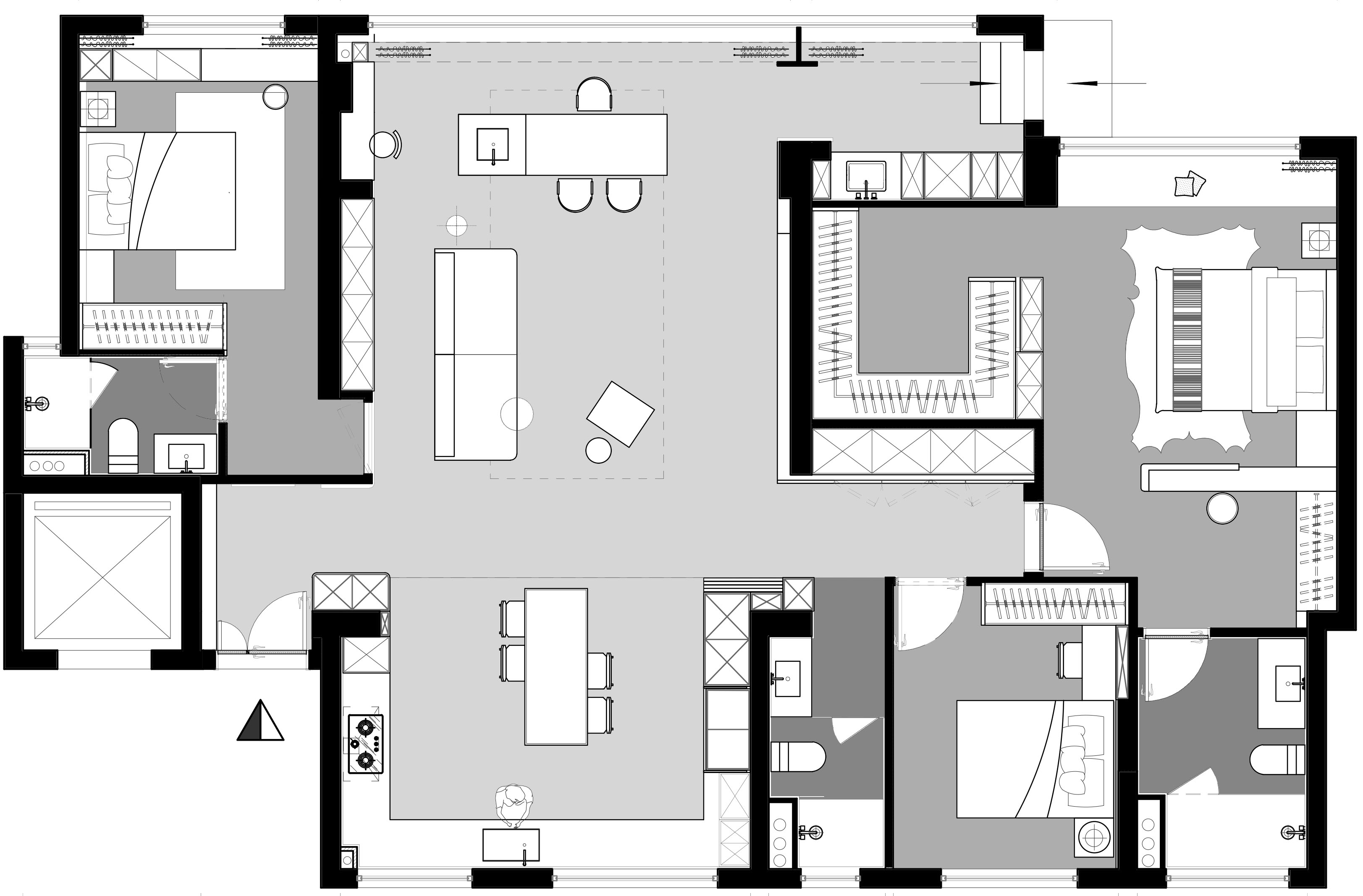 温州 170㎡极简平层丨中国温州丨魔戏空间设计-58