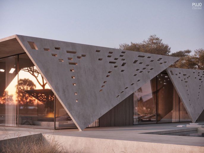 赞比西河岸边未来主义别墅设计丨赞比亚丨Pujo Architects & Designers-36