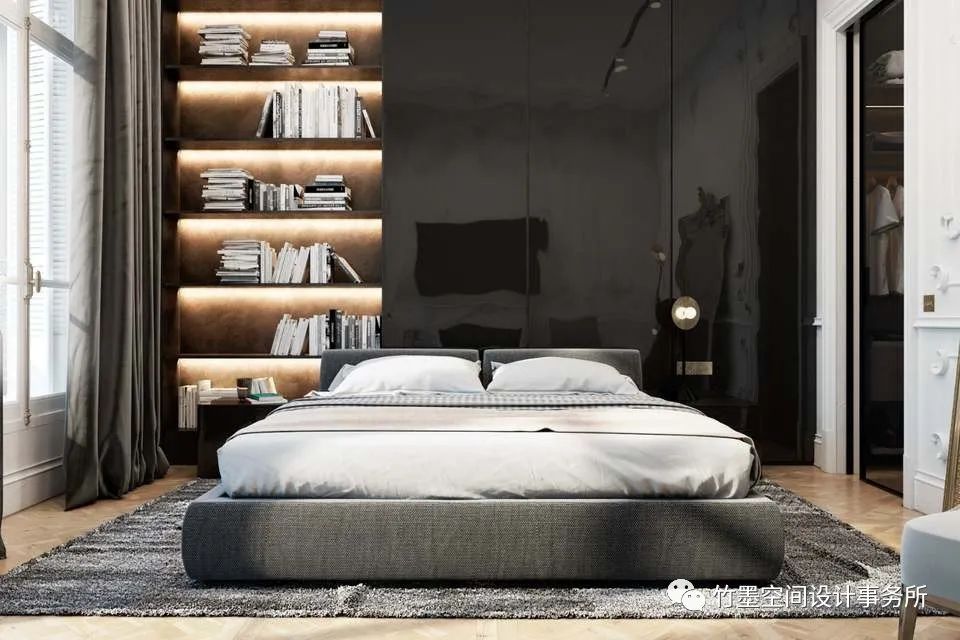 优雅轻奢的私宅设计丨竹墨空间设计事务所-16
