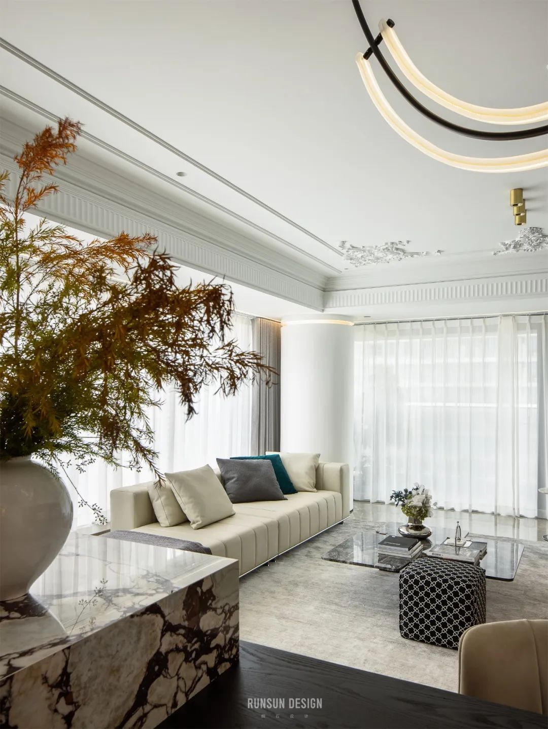 意法边境的浪漫空间丨RUNSUN 朗石设计-31