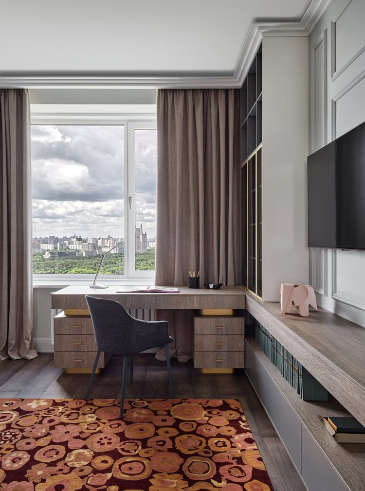 莫斯科公寓空间拓展设计项目丨俄罗斯莫斯科丨叶莲娜·巴里舍娃（Елена Барышева）-29