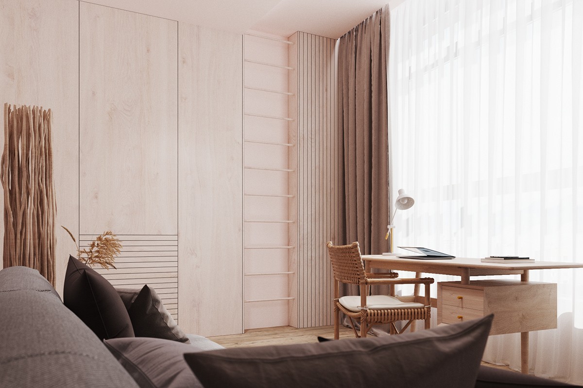 110m2空间设计--自然元素，温馨又高级！-14