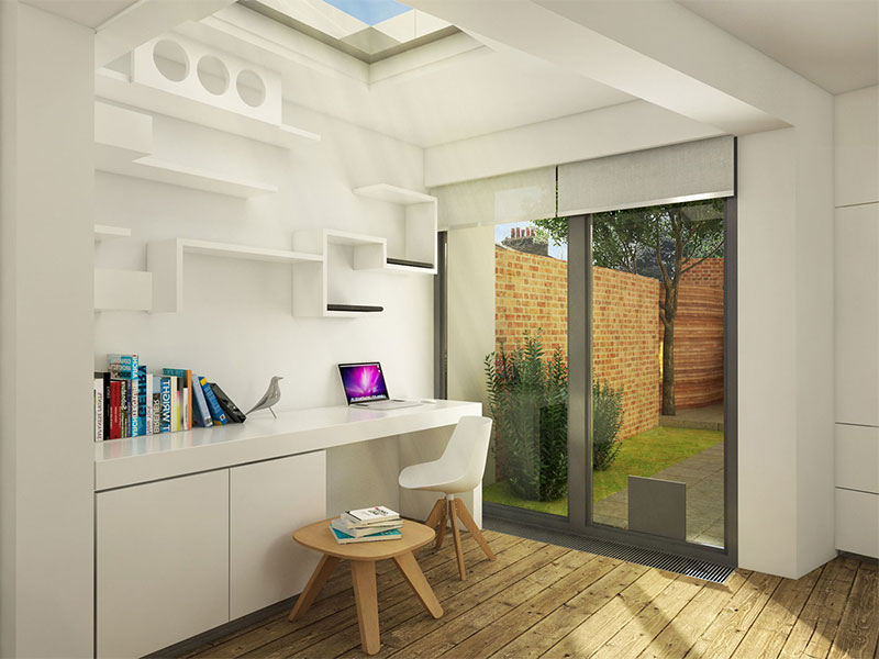 dacre park house rear extension and remodeling 1-6