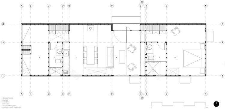 智利莱达周末别墅 | 经济、环保与景观的完美平衡-18