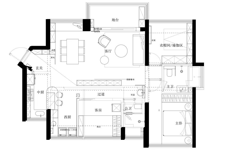北欧风新演绎 · 110㎡四室改两室丨中国深圳丨凤凰空间-8