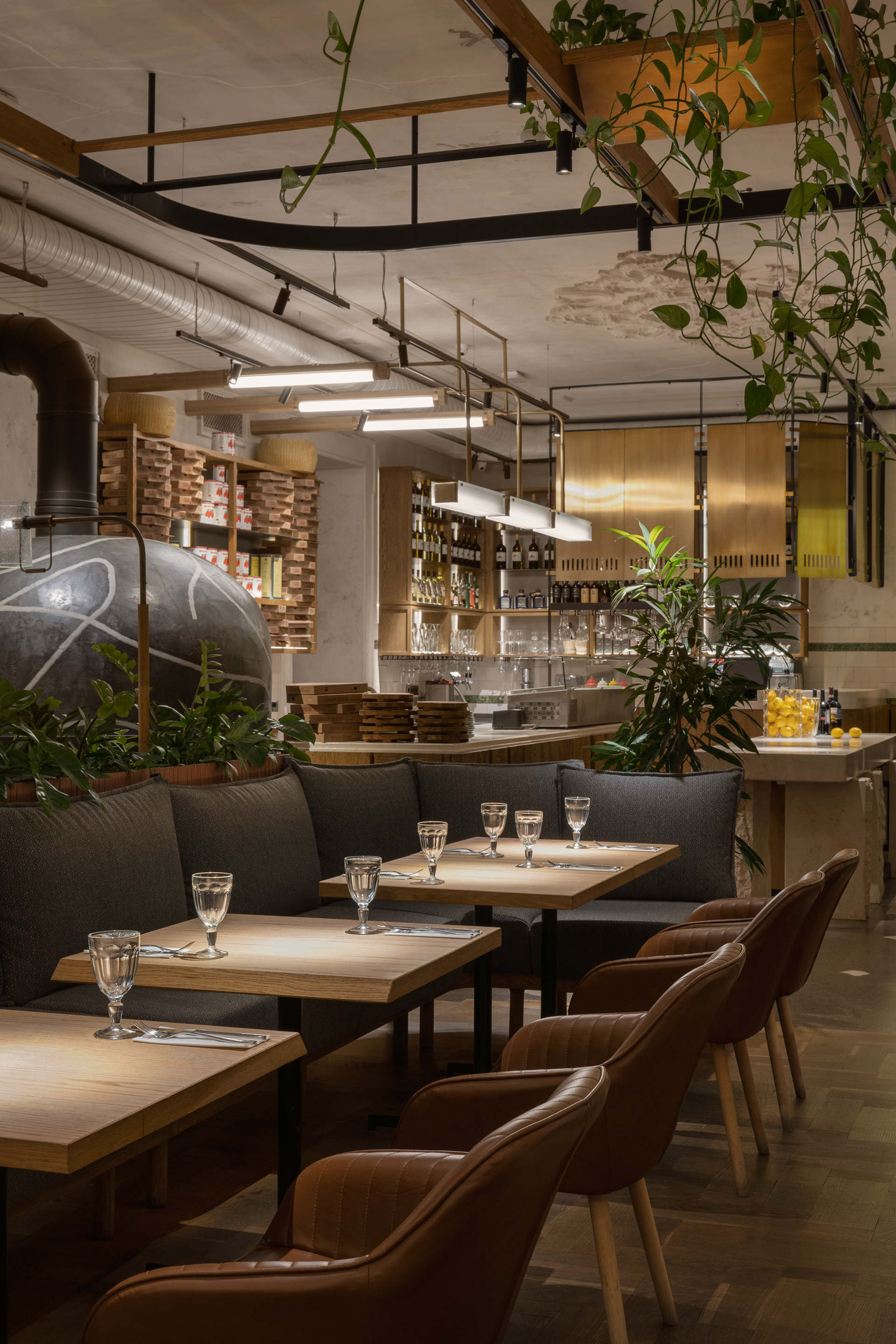 MAMA ROMA 餐厅室内设计丨俄罗斯圣彼得堡丨Anna Filippova,Polina Masiianskaia-72