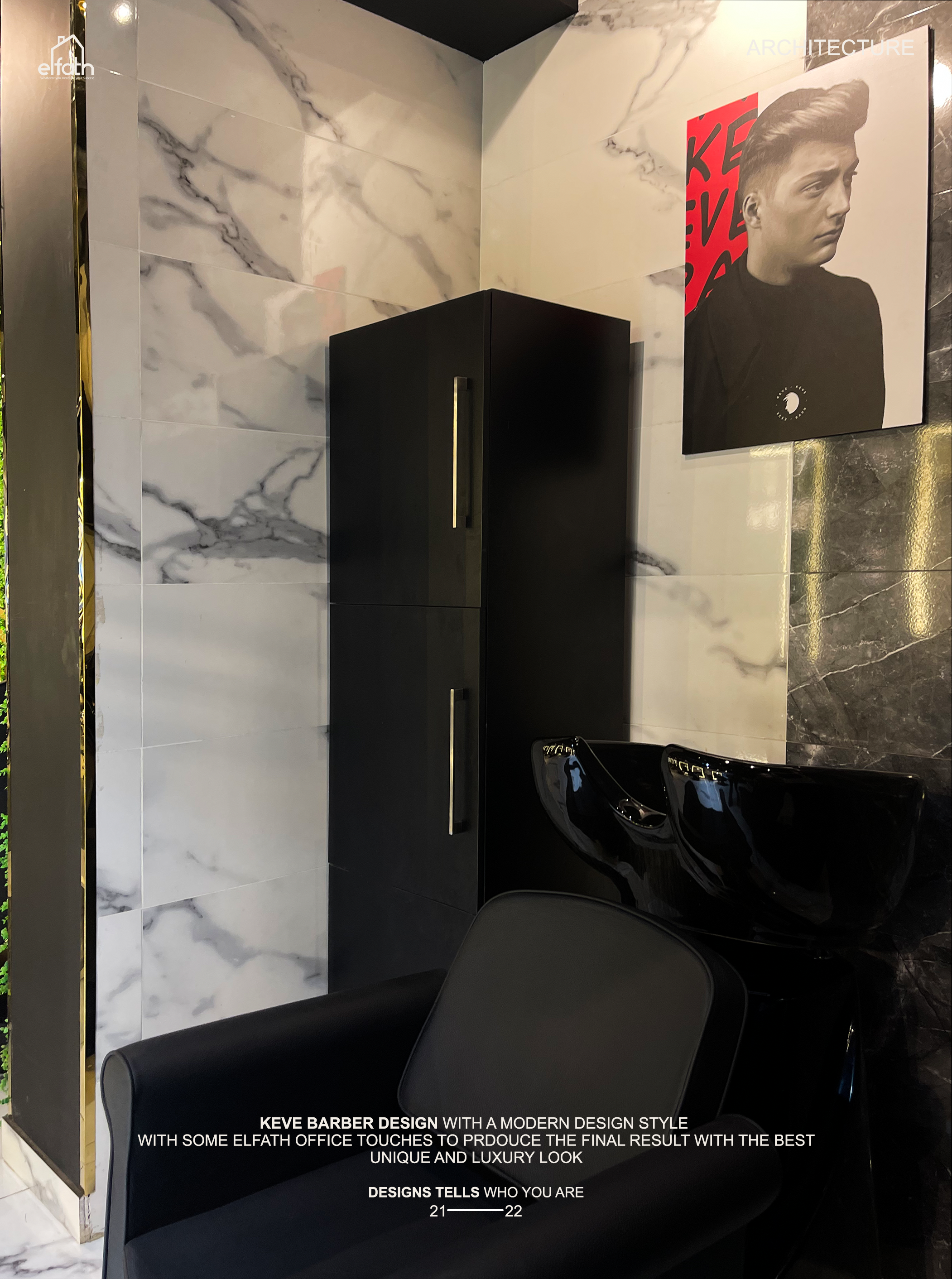 Keve barber - interior design --36