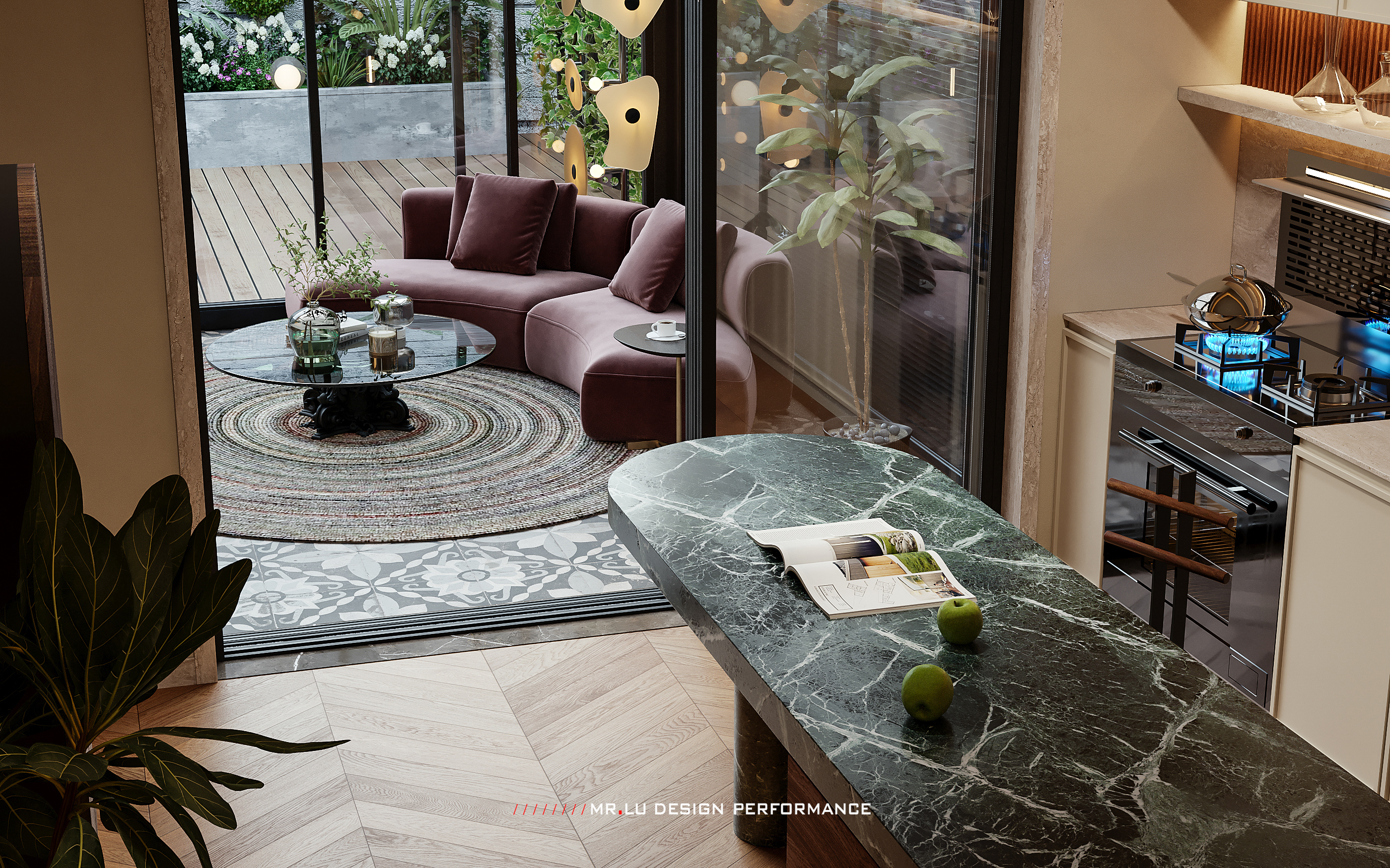 40㎡现代复古风格效果图表现-20