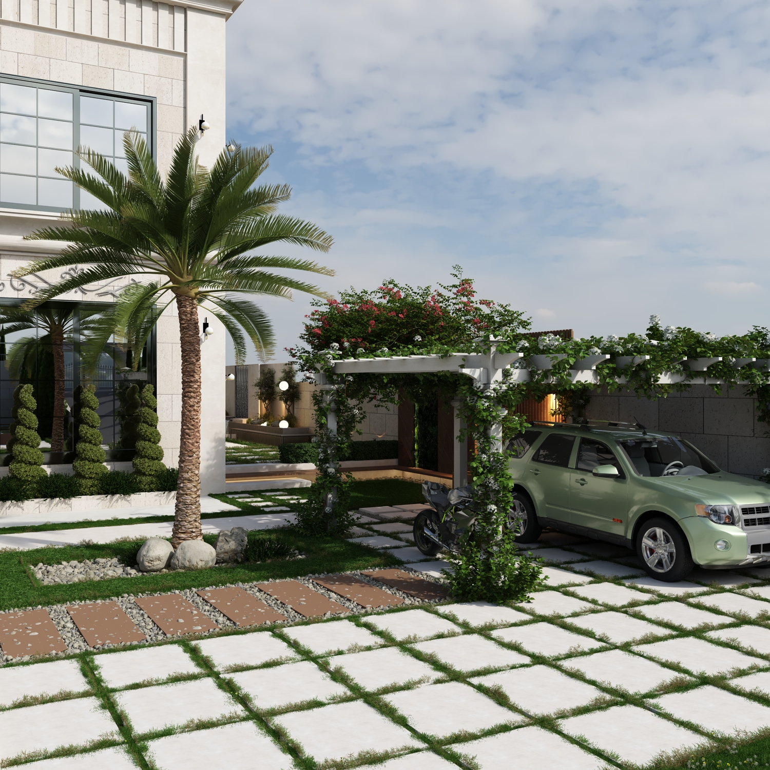 Classic Villa Landscape-4