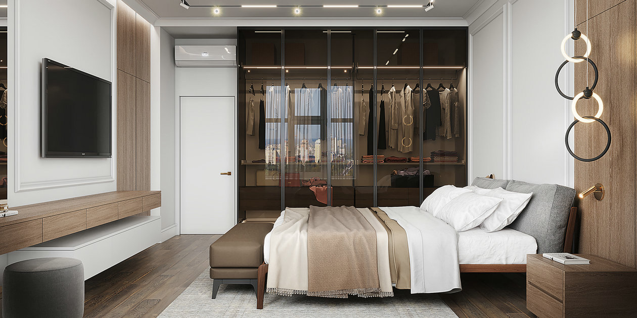 乌克兰基辅浅色系公寓设计-8