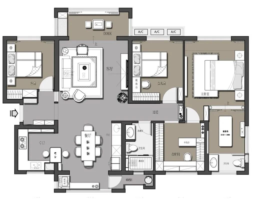 广西柳州 140㎡现代风家居,CC-Design 打造林海午后惬意空间-15