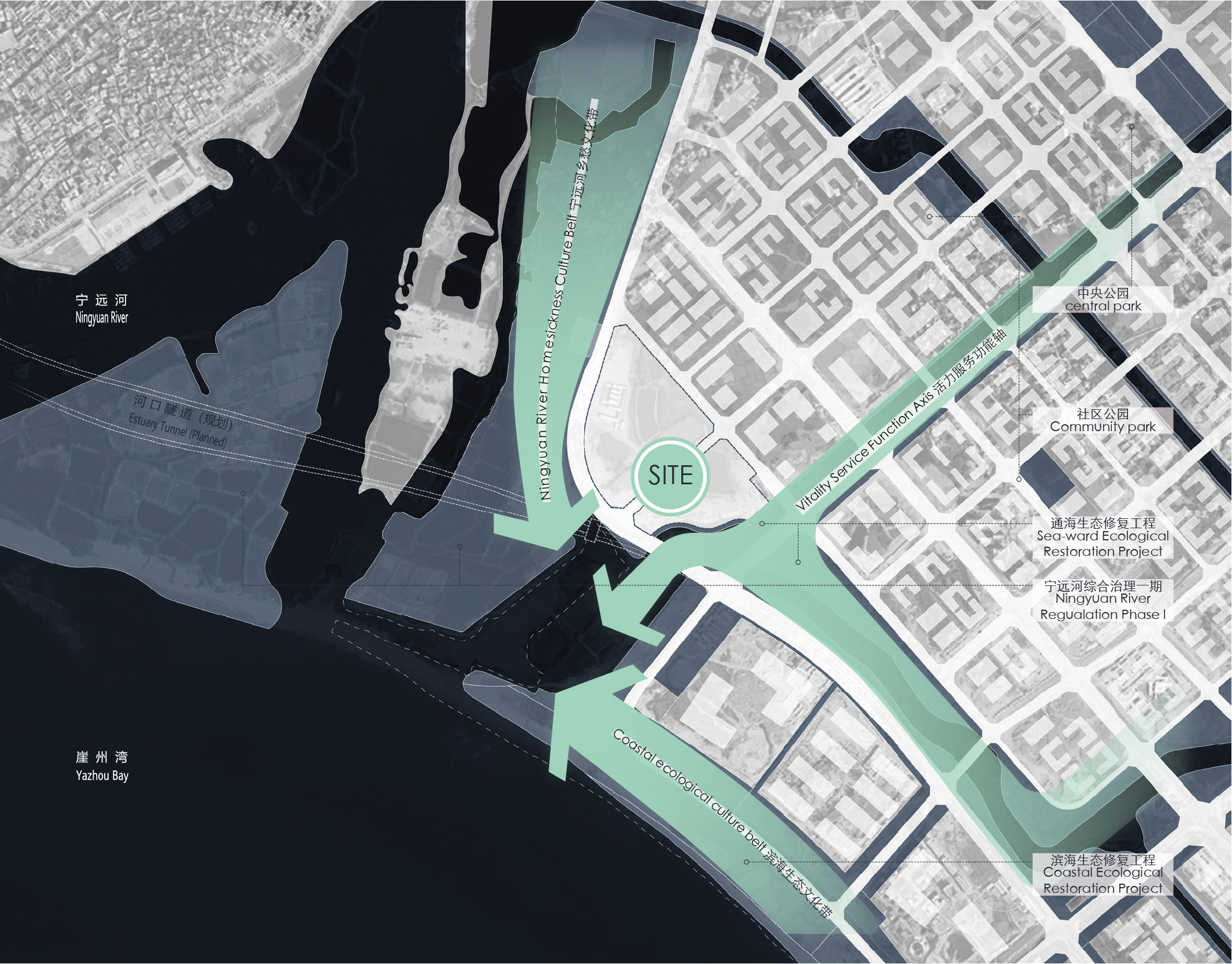 汤桦建筑设计一等奖方案：三亚崖州湾科技城文体中心（深海博物馆及体育中心）-6