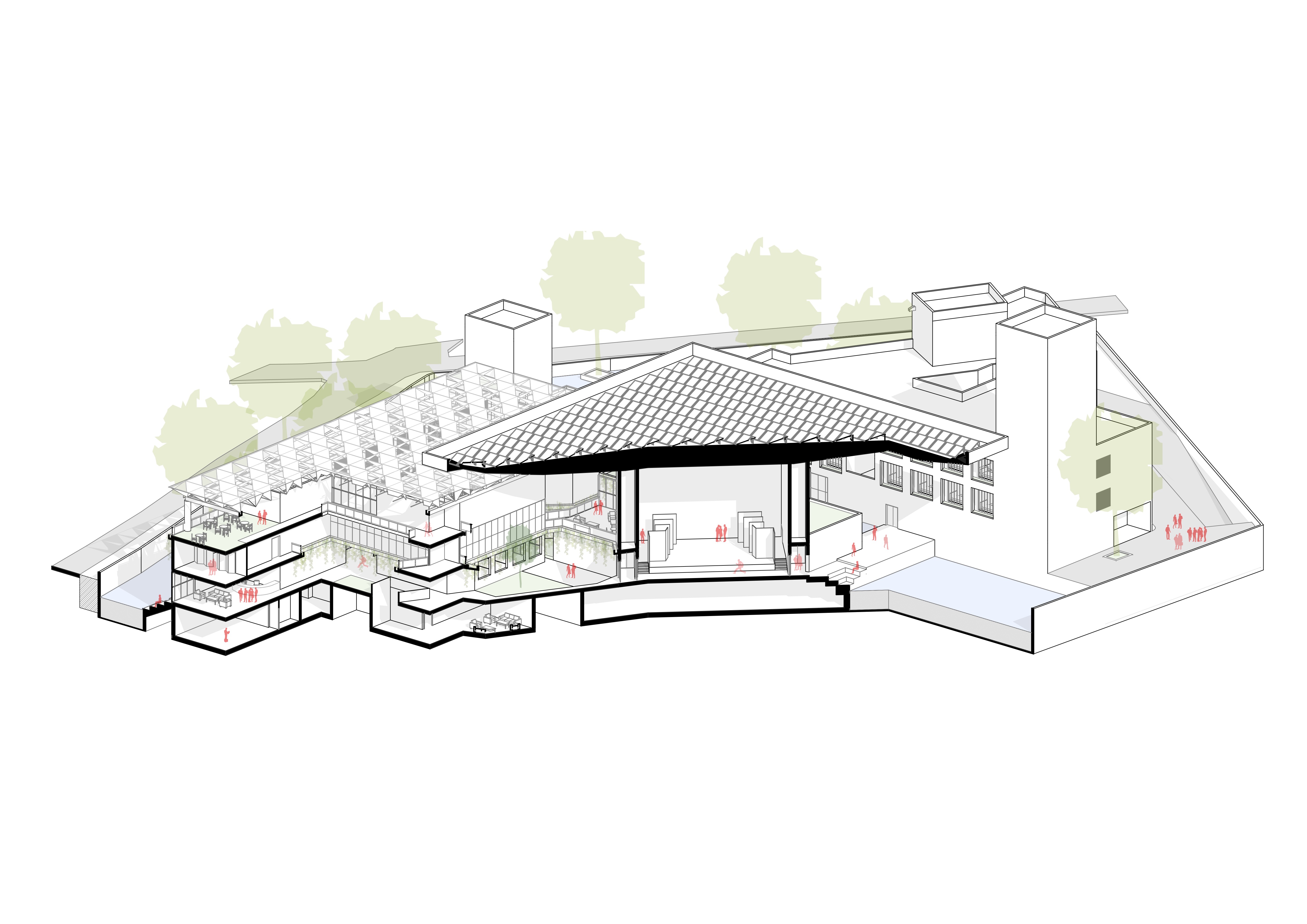 城市乌托邦 · 新型教育办公校园设计丨the glassbox collective-24