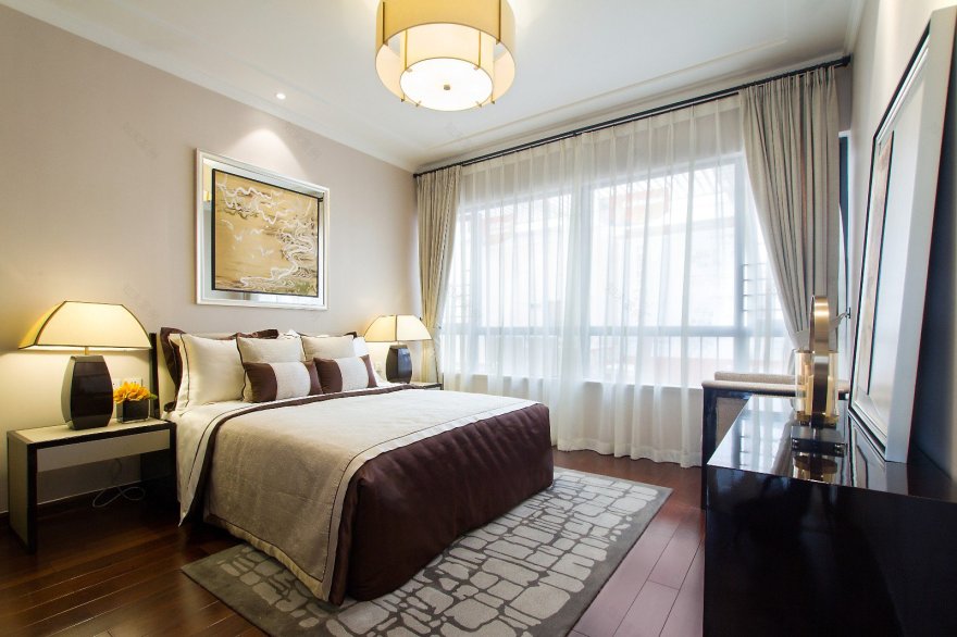 134m²荣和·千千树——洋房D F户型样板房 蓝森装饰设计-13