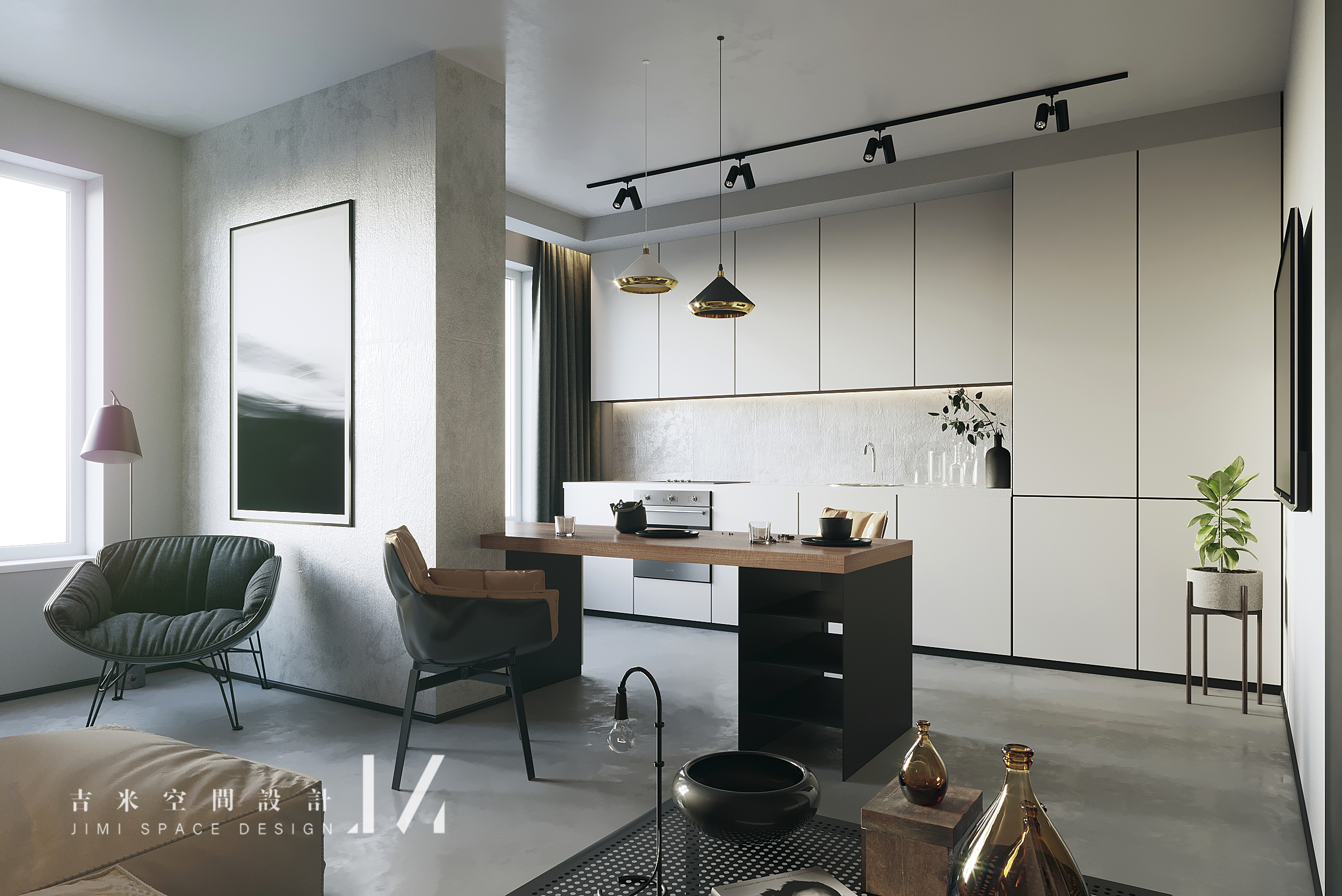 简约宜居，现代单身公寓设计-7