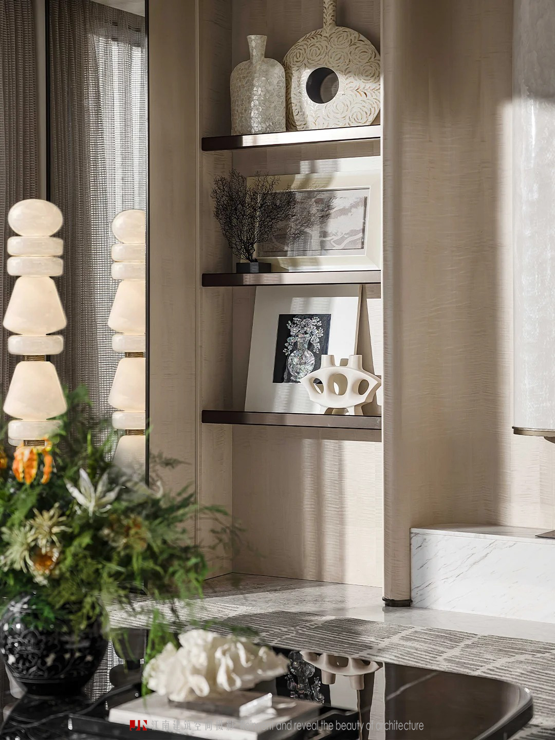 花叙窗语,慢踱时光间 · 样板房软装美学摄影丨紫香舸设计-5