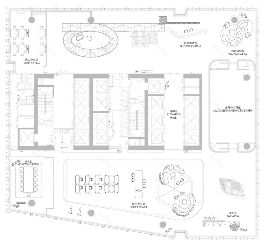中粮前海亚太总部大厦展示厅丨中国深圳丨H.N.LIN空间美学馆-67