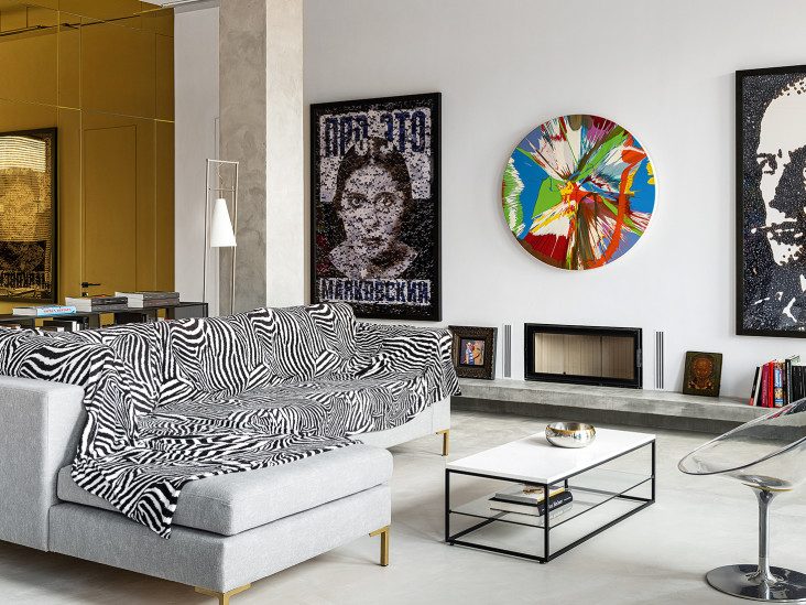 INT2architecture: квартира с антресолью и патио в центре Москвы-31