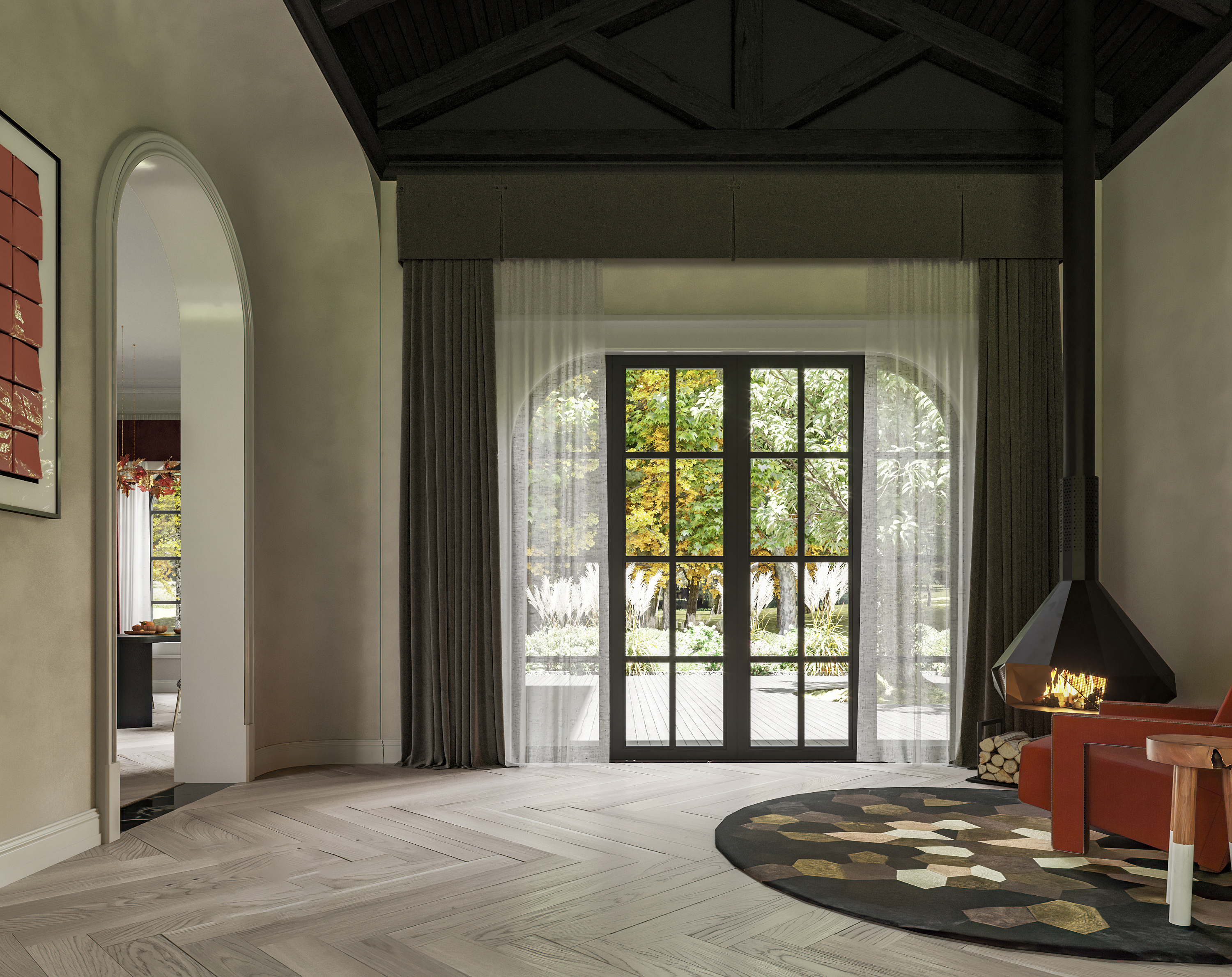 时间之窗——现代法式自建别墅-10