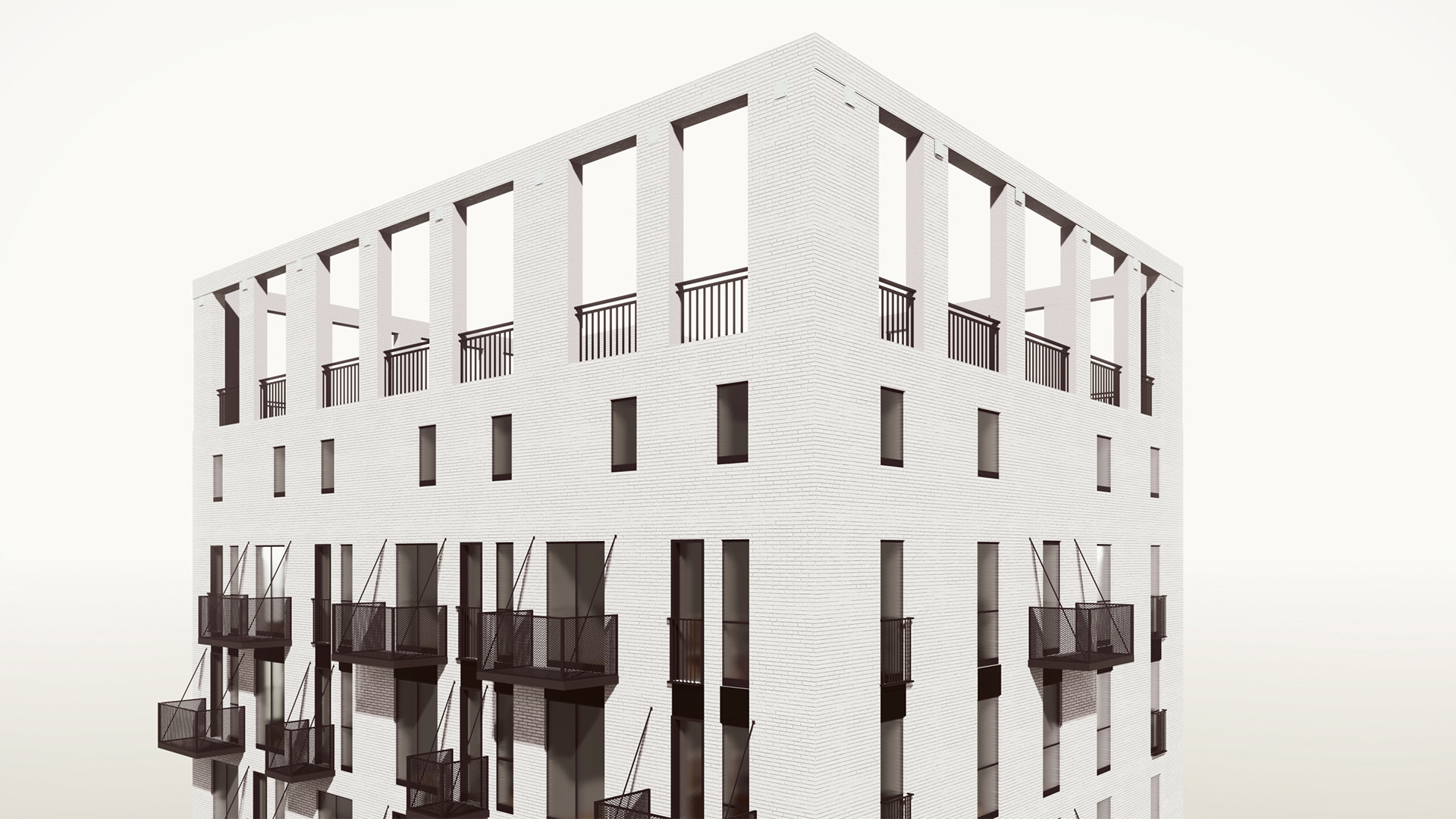 Многоэтажный жилой дом-1