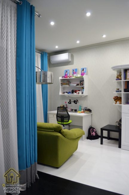 11岁小女孩儿童房装修设计-15