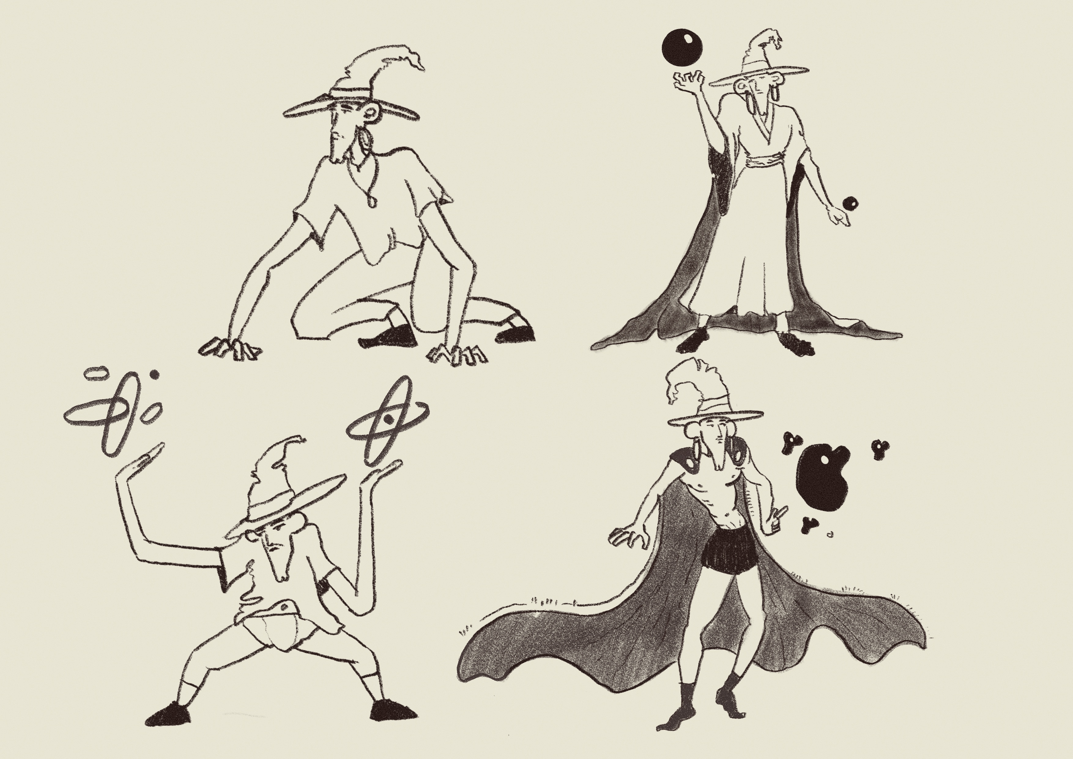 Weird Tarot Reader Character Design-3