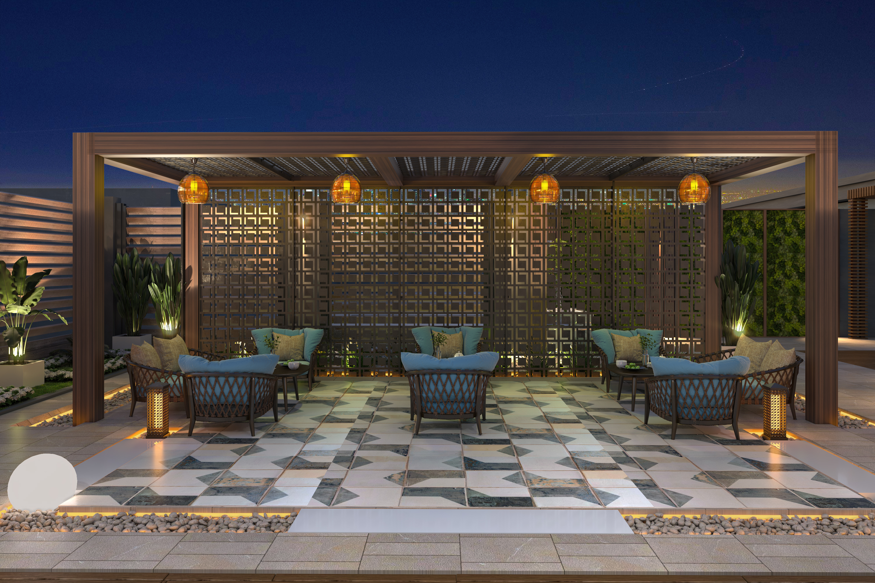 屋顶咖啡馆丨阿联酋艾因丨laarte.ae-8