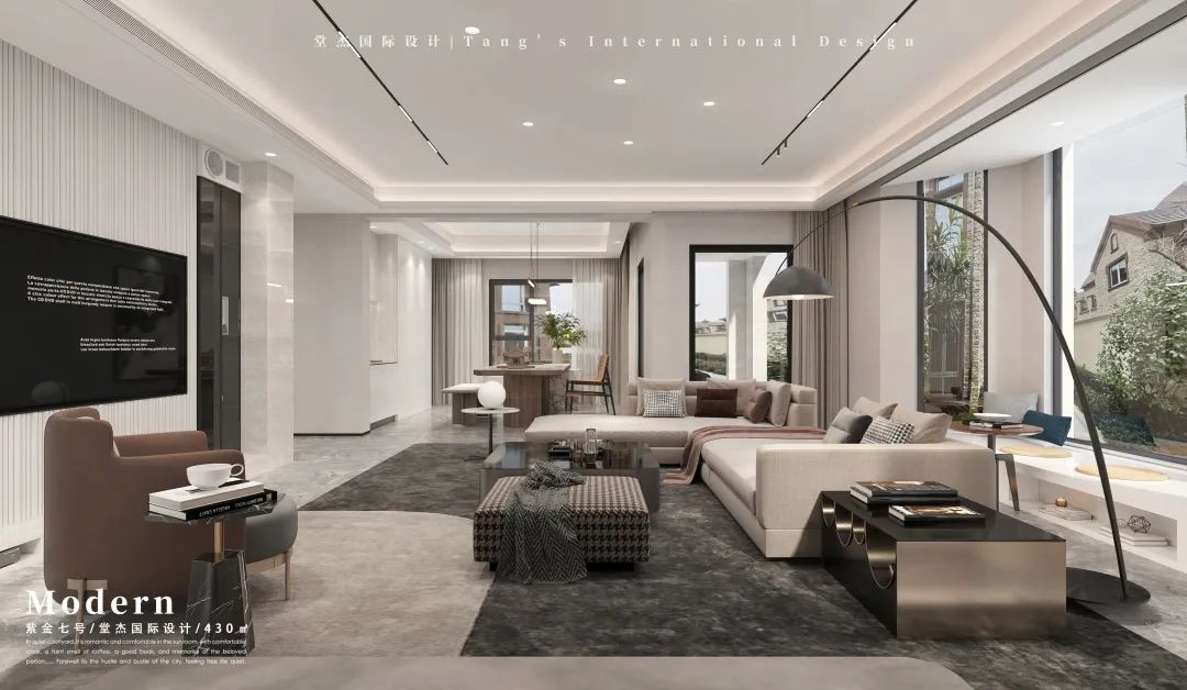 现代高级感 · 紫金七号 430㎡别墅设计丨中国南京丨堂杰国际设计-19